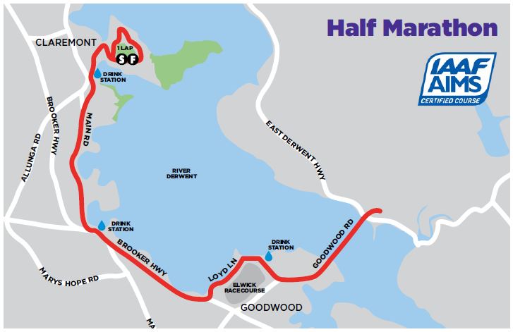 map - half marathon